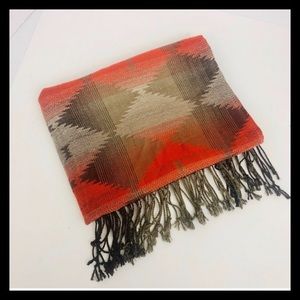 Large Scarf in a Tribal/Aztec Weave